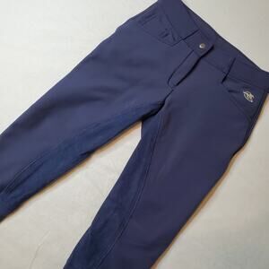 Smartpak Piper Womens Size 26 Cropped Riding Breeches Navy Blue
